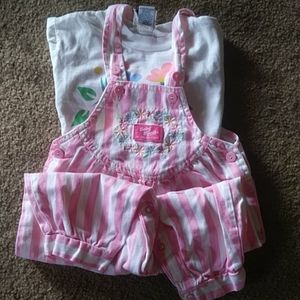 Baby Ish Gosh long pants overalls w shirt